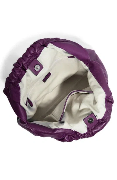 Aimee Large Lennon Shoulder Bag In Purple