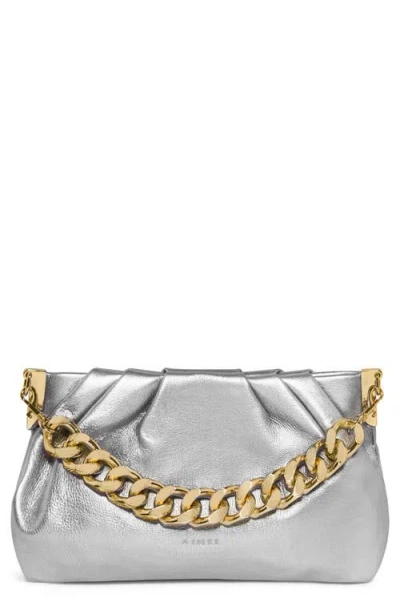 Aimee Chill Out Frame Clutch In Silver