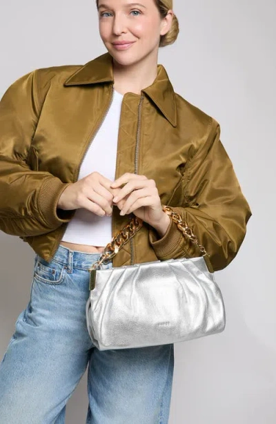 Aimee Chill Out Frame Clutch In Silver