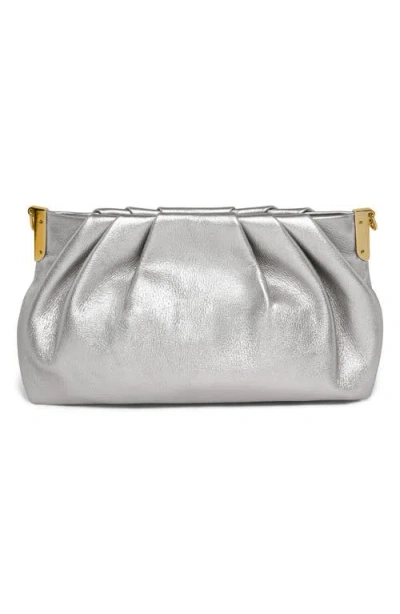 Aimee Chill Out Frame Clutch In Silver