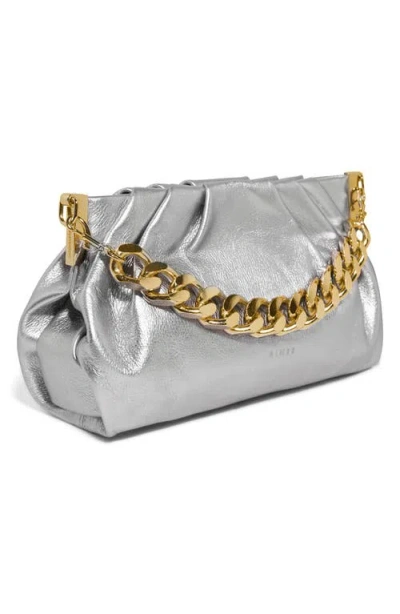 Aimee Chill Out Frame Clutch In Silver