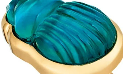 Lito Giada Chain Ring In Green