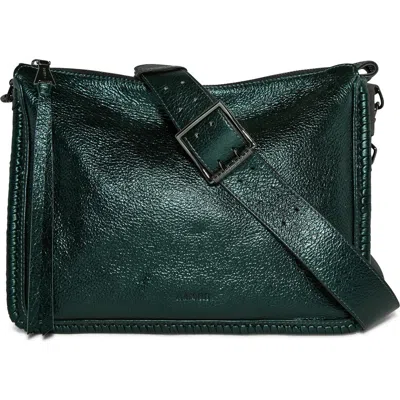 Aimee Famous Leather Large Crossbody Bag In Green