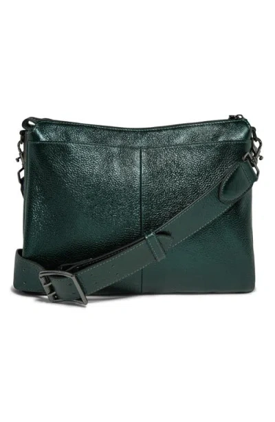Aimee Famous Leather Large Crossbody Bag In Green
