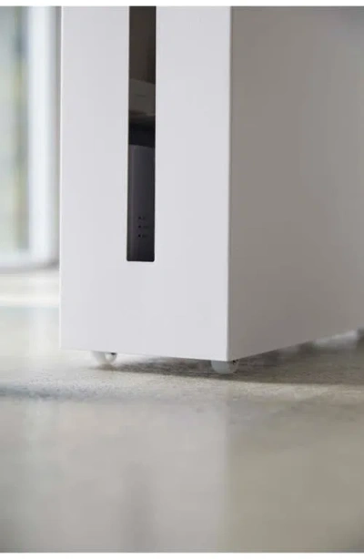 Yamazaki Rolling Cable Management Box In White