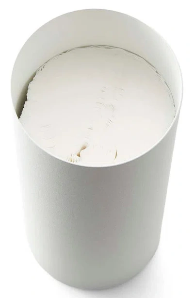 Yamazaki Large Round Tissue Case In White