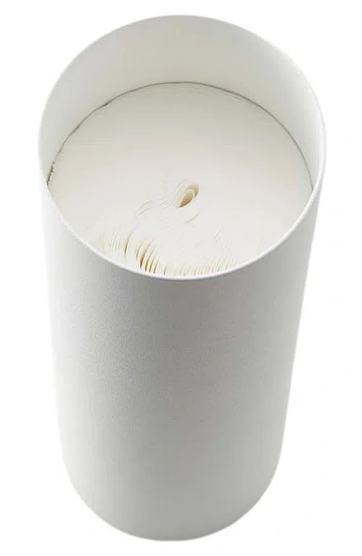 Yamazaki Small Round Tissue Case In White