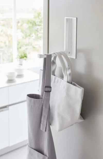 Yamazaki Magnetic Folding Hook In White