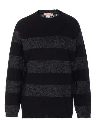 Twinset Suéter Cuello Redondo - Negro In Black