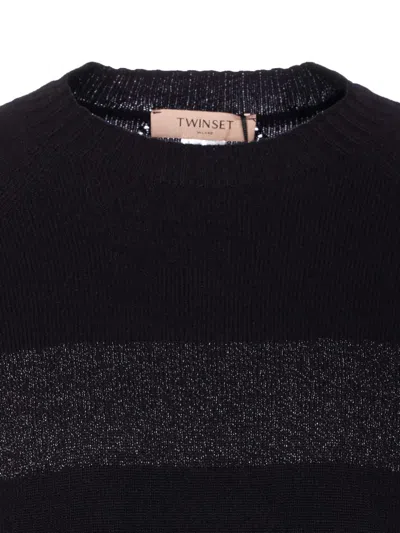 Twinset Suéter Cuello Redondo - Negro In Black
