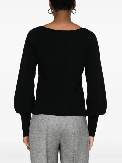 Twinset Sweaters Blacks And Greys In Black