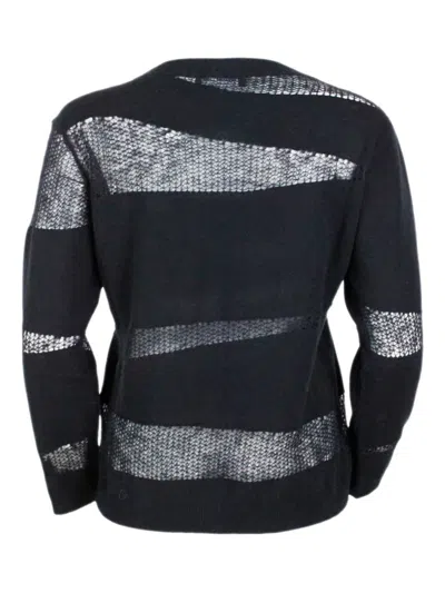 Fabiana Filippi Sweaters Blacks And Greys In Multi