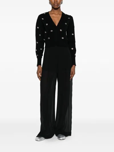 Twinset Sweaters Blacks And Greys In Black