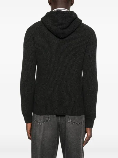 Tagliatore Sweaters Blacks And Greys In Black