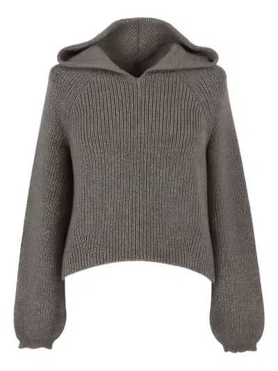 Twinset Sweaters Blacks And Greys In Brown