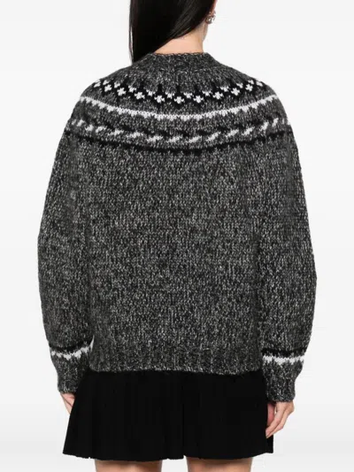 P.a.r.o.s.h Parosh Grey Alpaca Blend Sweaters In Multi