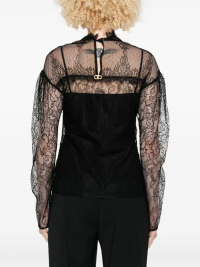 Twinset Sweaters Blacks And Greys In Multi