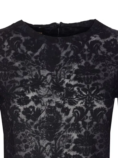 Pinko Sweaters Blacks And Greys In Black