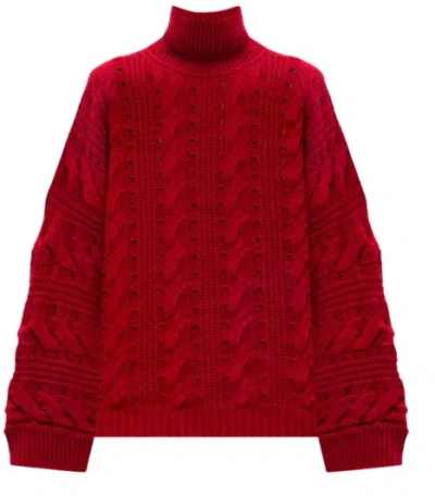 Twinset Sweaters Bright In Red