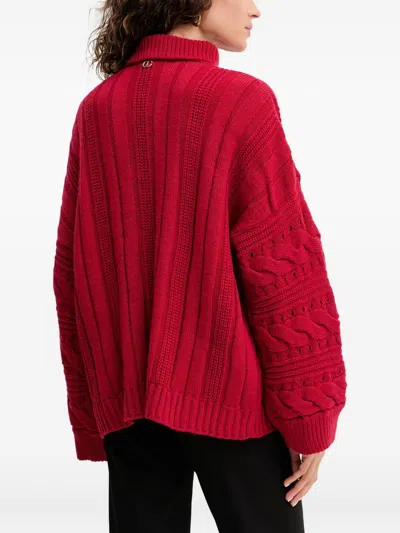 Twinset Sweaters Bright In Red