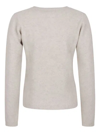 P.a.r.o.s.h Parosh Relaxed-fit Crewneck Sweater In Luxurious Raccoon Fur In Neutral