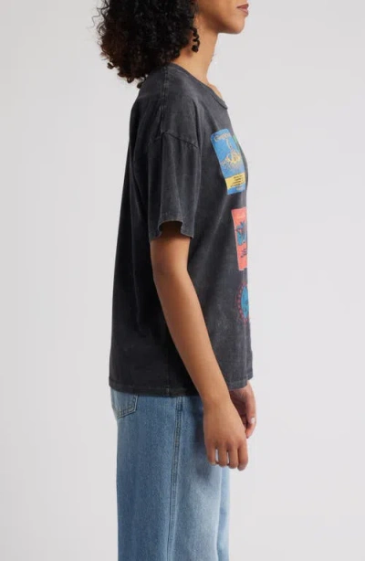 Daydreamer Grateful Dead Backstage Merch Cotton Graphic T-shirt In Blue