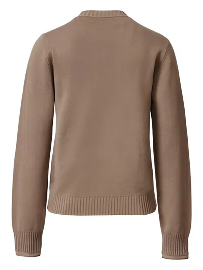 Fabiana Filippi Sweaters Corteccia In Brown