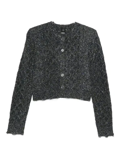 Pinko Sweaters Grgio Blu Verde In Gray