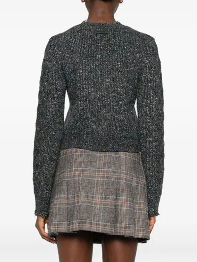 Pinko Sweaters Grgio Blu Verde In Gray