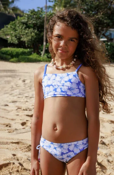 Feather 4 Arrow Kids' Strands Upf 50+ Two-piece Swimsuit In Blue