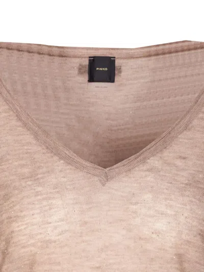 Pinko Sweaters Light And Natural In Neutral