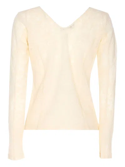 Pinko Sweaters Light And Natural In Neutral