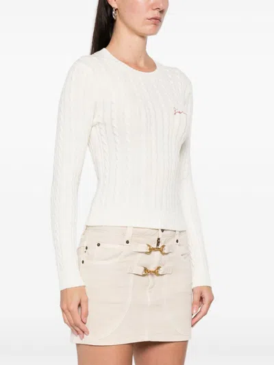 Fiorucci Sweaters Light And Natural In White