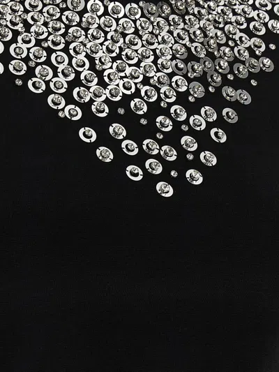 Pinko Sweaters Nero Argento In Black