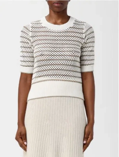 Twinset Sweaters Neve Green In Neutral