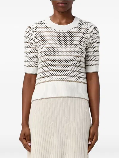 Twinset Sweaters Neve Green In Neutral