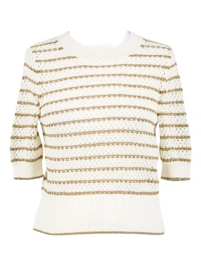 Twinset Sweaters Neve Green In Neutral