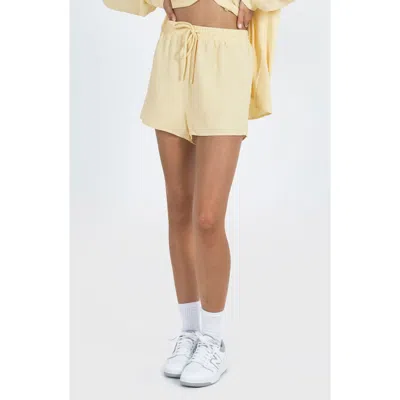 Princess Polly The Chloe Button-up Shirt & Shorts Set In Neutral