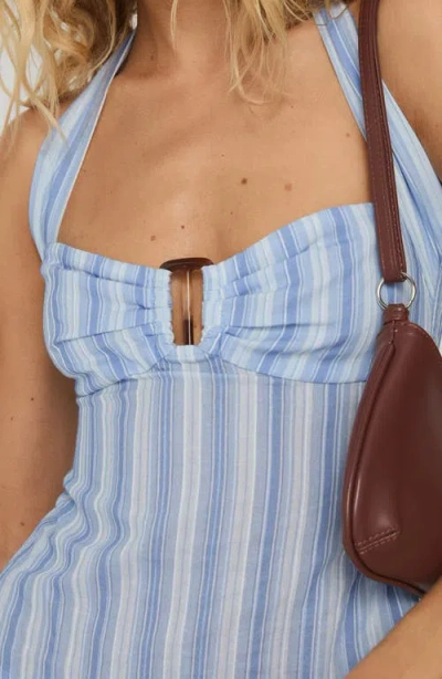 Princess Polly Isabetta Halter Top In Blue