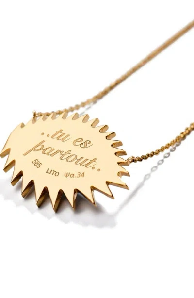 Lito Apollo 13 Grand Vert Necklace In Green