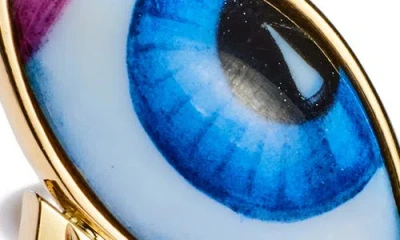 Lito Petit Blue Single Stud Earring In Blue