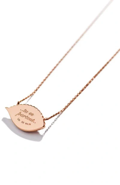 Lito Petit Ambre Necklace In Orange