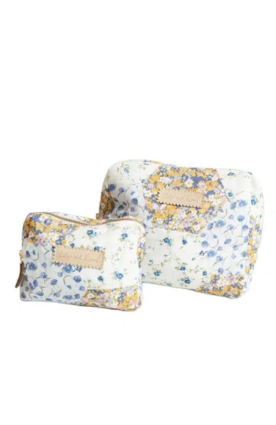Lily And Lionel London Print Wash Bag In Multi