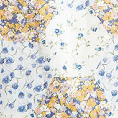 Lily And Lionel London Print Cosmetic Bag In Blue