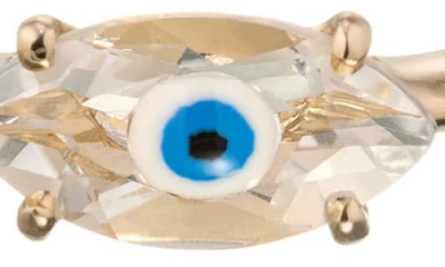 Bea Bongiasca Big Eye Gemstone Ring In Gold