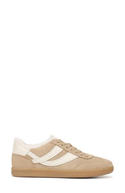 Vince Oasis Genuine Shearling Lined Sneaker In Neutral