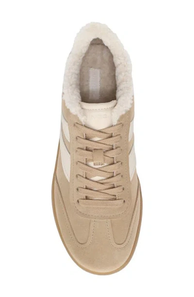 Vince Oasis Genuine Shearling Lined Sneaker In Neutral