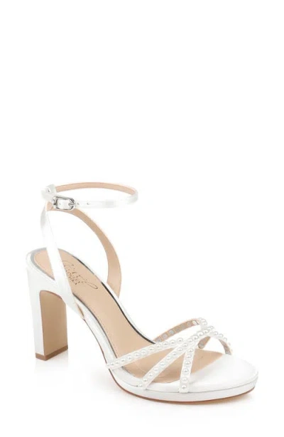 Jewel Badgley Mischka Women's Iona Sandals In White