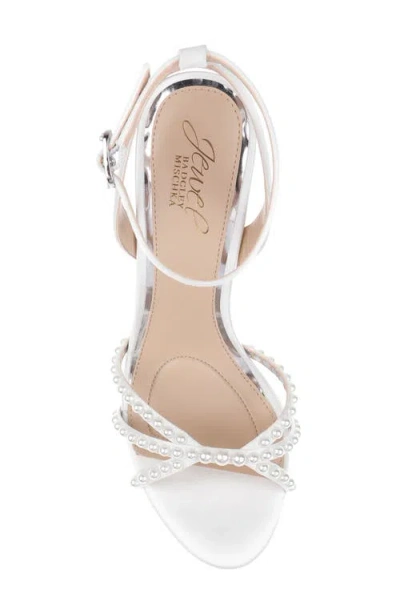 Jewel Badgley Mischka Women's Iona Sandals In White