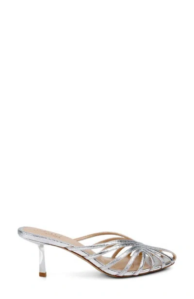 Jewel Badgley Mischka Ilaria Strappy Sandal In White